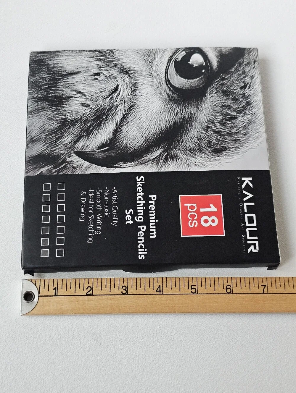 KALOUR 18 Piece Professional Sketching Pencil Set Graphite Drawing Art Kit